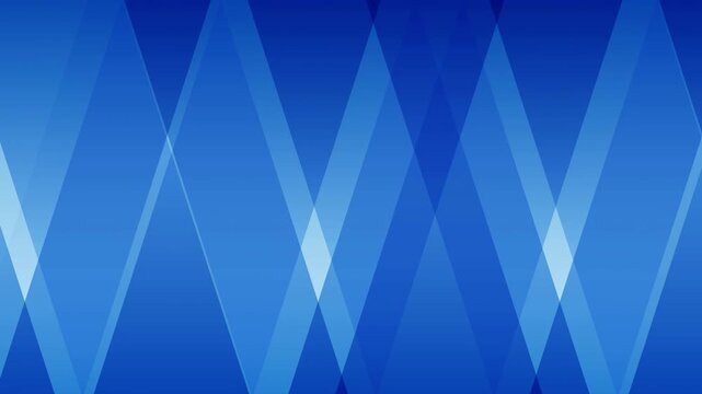 Blue Abstract Geometric Pattern Motion 4K