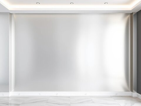 Soft brushed silver finish, creating a smooth and understated wall treatment,  texture,  interior