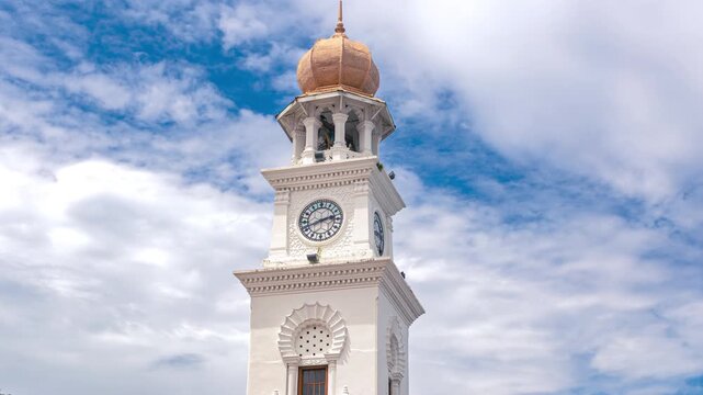 Penang Clock Tower Hyperlapse in Malaysia