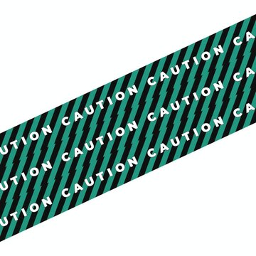 Caution tape Layered Tape Stack Flat 2d alert loop