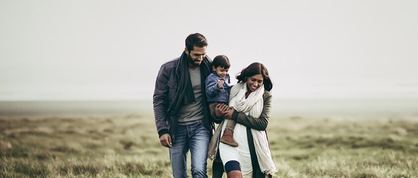 Family Bonding in Nature: Capturing Love and Laughter
