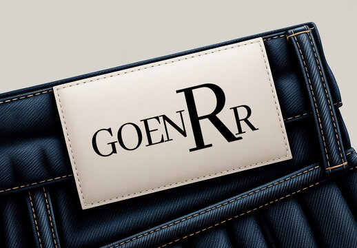Leather Brand Tag Mockup