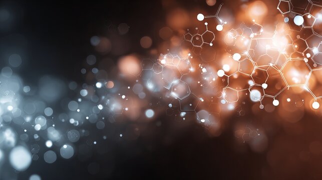 abstract medical background with futuristic healthcare and technology