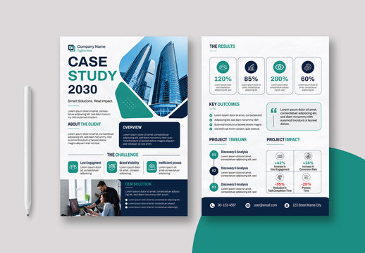 Case Study Design Template Layout