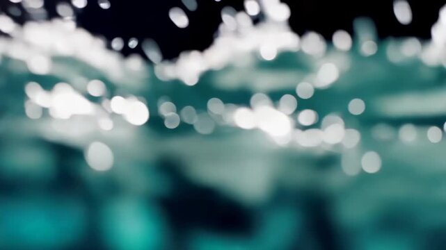 Ocean wave cresting with turquoise water and white foam, captured in a series of frames showcasing the dynamic movement and energy of the sea against a dark background