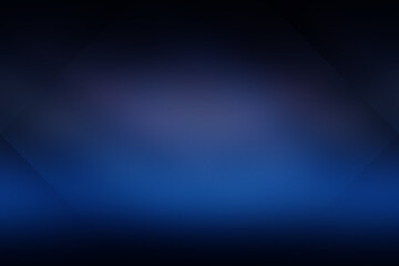 Obraz premium Dark blue abstract blurred background with geometric overlay