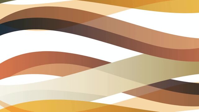 Abstract Flowing Waves in Earth Tones 4K