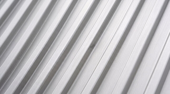 Texture abstraite de m&eacute;tal ondul&eacute; argent&eacute; en gros plan