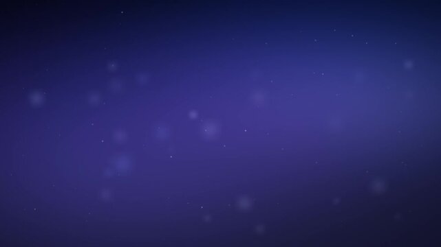 Midnight indigo seamless loop with deep blue bokeh particles cool cinematic glow abstract background for calm overlays elegant intros and night motion design for intros overlays events loop loop