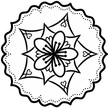 vector illustration of a Mandala