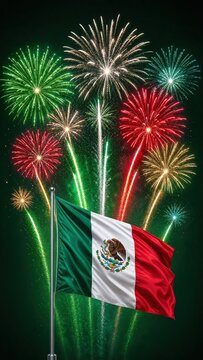 Viva mexico independence day background