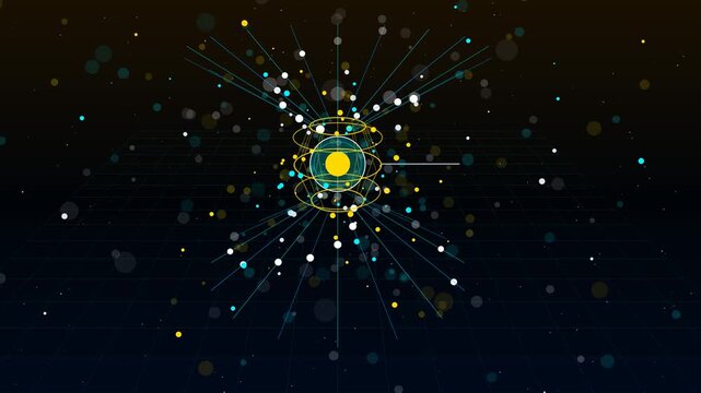 Laser Fusion Hohlraum Target Chamber with Converging Laser Beams 3D Animation 4K