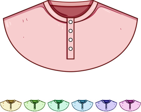 sweethesquare shirt necklines cartoon. offshoulder asymmetric, keyhole collared, mandarin henley sweethesquare shirt necklines sign colorful illustration