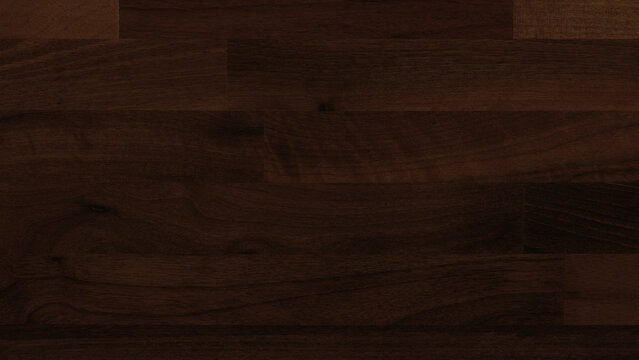 Close-Up of Deep Rich Brown Polished Hardwood Surface with Prominent Grain and Knot Patterns, Ideal for Flooring and Interior Design Applications