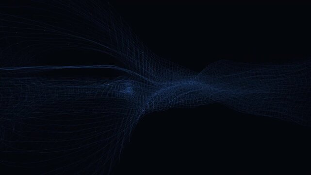 Glowing neural network nodes connect in a seamless data lattice