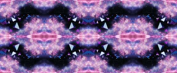 Abstract digital network background with glowing pink and purple neon data flow visualization