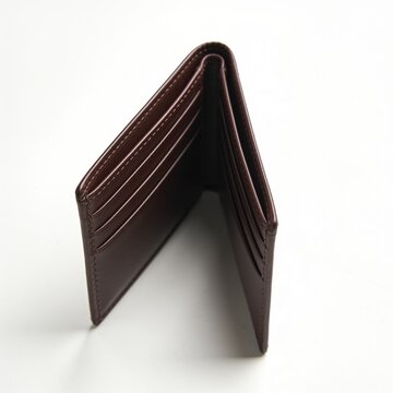 Premium Dark Brown Minimalist Leather Wallet
