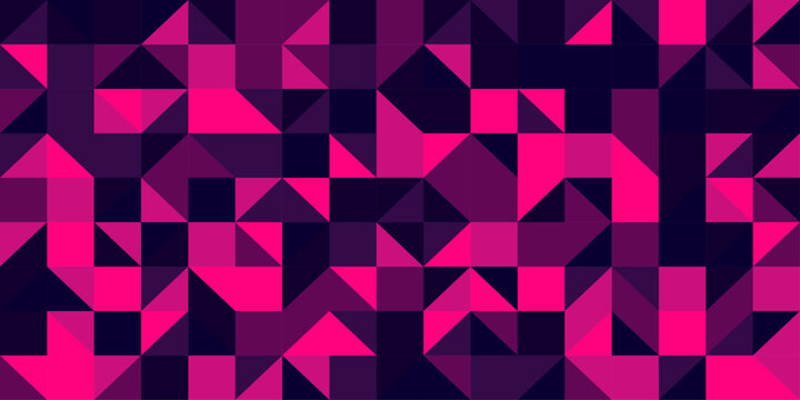 Seamless Geometric Polygon Background. 