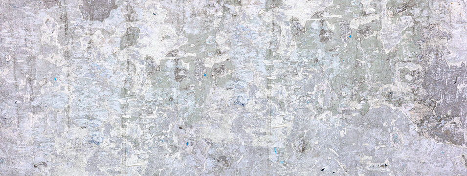 Old concrete wall texture with peeling paint background