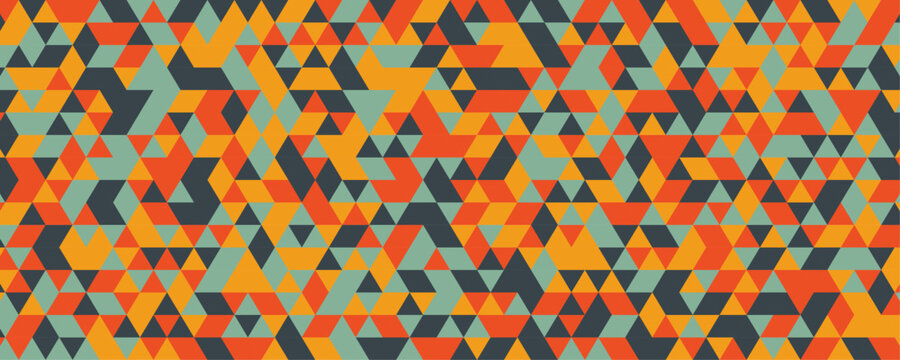 Modern Geometric Triangle Texture Background. 