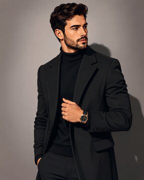 Black Suit Style