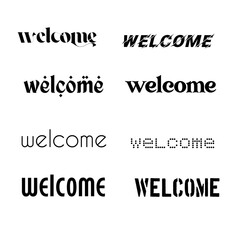 Fototapeta premium Typography design in illustration 
