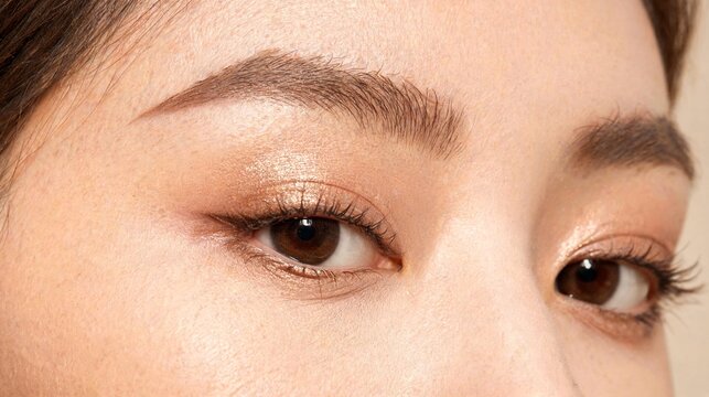 Precision Black Eyeliner Eye Close Up for Premium Cosmetics Campaign