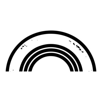 Minimal Rainbow Arc Silhouette &ndash; Isolated Vector Icon
A clean and elegant minimalist rainbow arc silhouette isolated on white, suitable for concepts involving hope, positivity, diversity, nature, weat