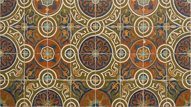 Vibrant traditional Mexican tile pattern background ,Hispanic Heritage Celebration Month, Latino Ctivalultural Festival, Cinco de Mayo, D&iacute;a de los Muertos, Carnaval, Inti Raymi