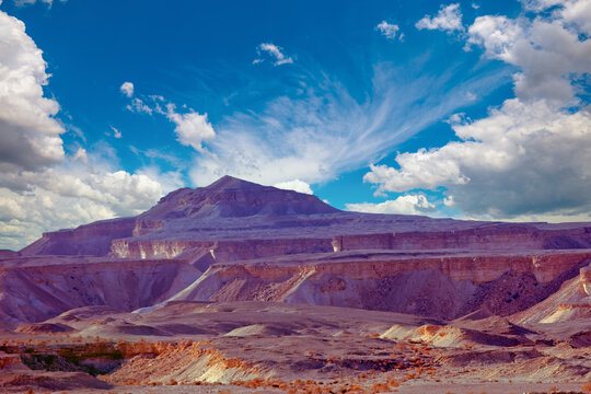 View of a mountain desert. Nature of Israel
