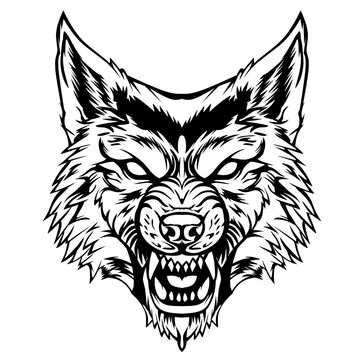wolf head tattoo
