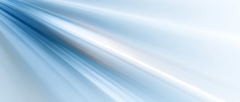 Abstract blue wave background with dynamic light lines and smooth motion