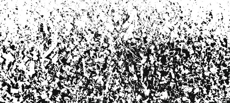 Black and White Grunge Halftone Texture Vector Pattern
High contrast black and white abstract grunge halftone texture. Features a distressed noise pattern transitioning from dark density to clean whit