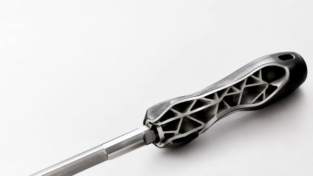 Lightweight Tool Handle with Hollow Internal Rib Structure
