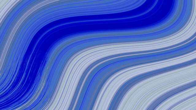 Abstract background, with wavy blue, and white parallel lines