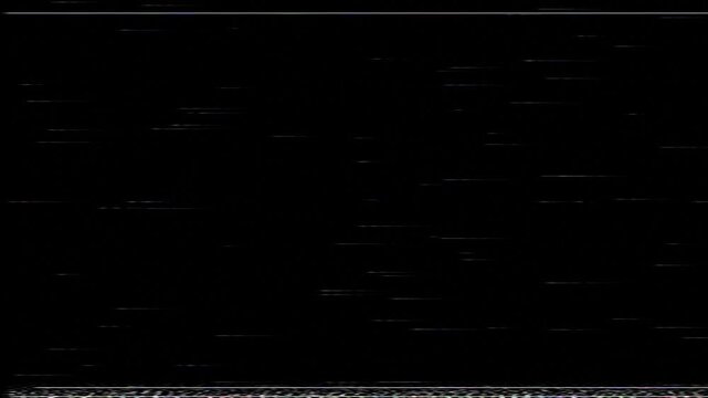 Static noise texture overlay - bottom RGB noise bar. Minimalist dark TV signal error display. Colored static noise grain background. Malfunctioning VCR player drop effect.