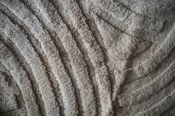 Soft gray fleece blanket texture © wdnld
