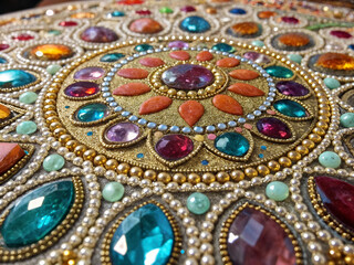 Fototapeta premium background made of semi-precious stones