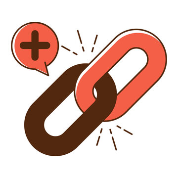Add linkage icon, editable vector 

