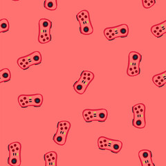 pattern render gamepad cartoon. gadget toy, device computer, object joy render gamepad sign. seamless vector illustration © PikePicture