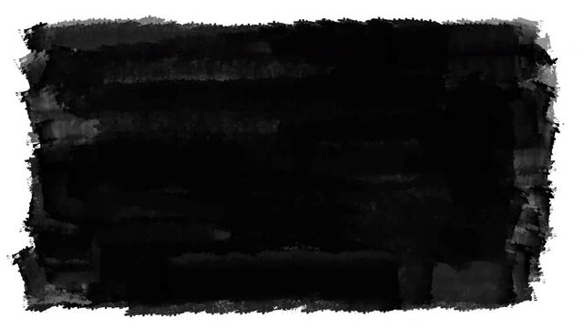 Grunge Texture Frame Overlay 4K Horizontal Alpha Channel Video
