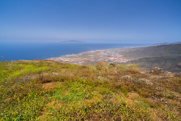 Fototapeta premium La Gomera seen from Roque del Conde