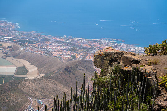 Rock slab overlooking Costa Adeje