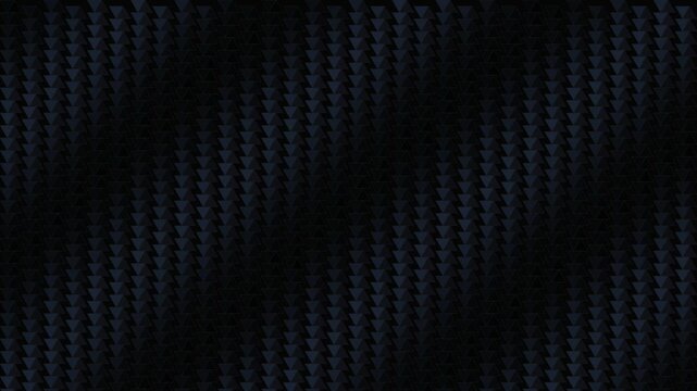 Dark carbon fiber texture with a diagonal weave pattern and geometric triangular shapes in a modern industrial style for sleek backgrounds and professional graphic design projects 4K Motion Video