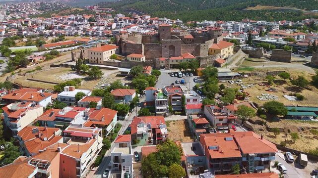 Heptapyrgion Fortress and Ano Poli in Thessaloniki, Greece