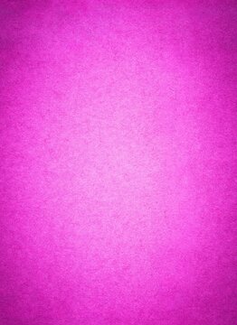 Pink color paper background texture. Sheet of bright fuschia stained arts and crafts cardboard with rough discoloured textured grain surface.