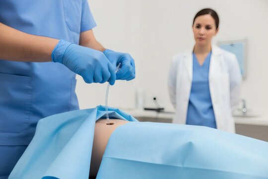 Sterile Urinary Catheter Insertion Training Under Clinical Supervision