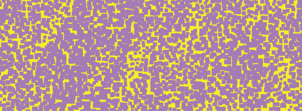 Purple and yellow abstract square pattern for graphic design and backgrounds.