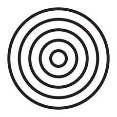Fototapeta premium Black whte circle