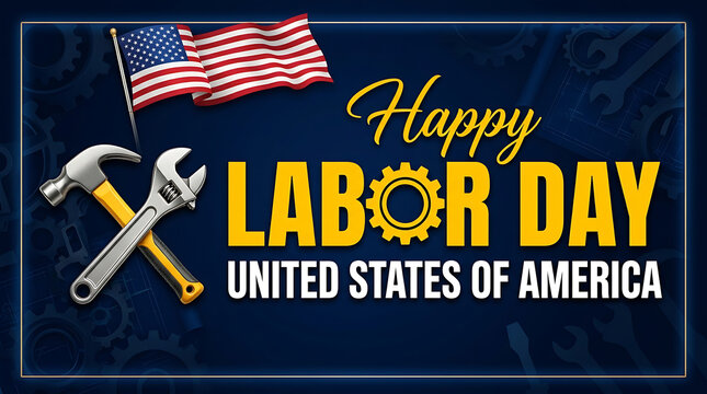 Labor Day Holiday Graphic Background